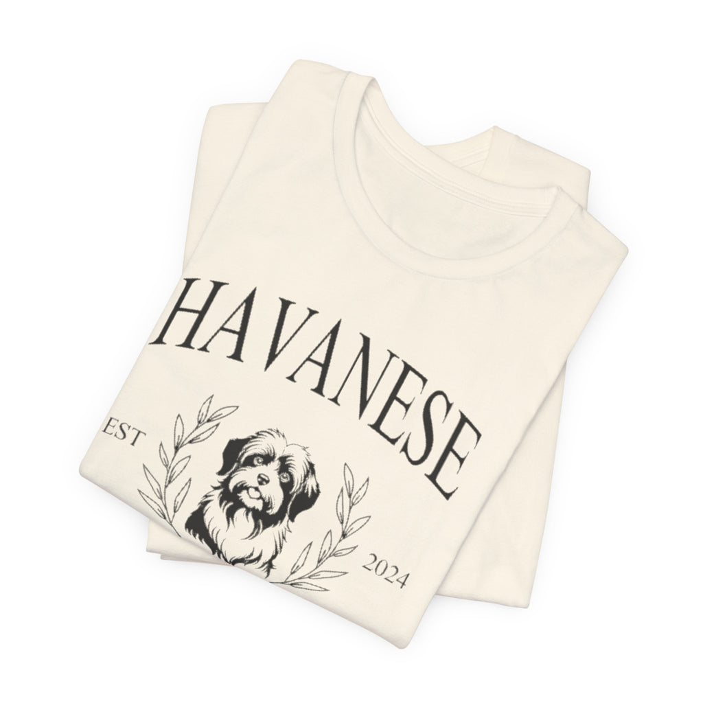 Havanese Social Club Tee, Cute Pet Lover Shirt, Dog Owner Gift, Birthday Gift, Casual Wear