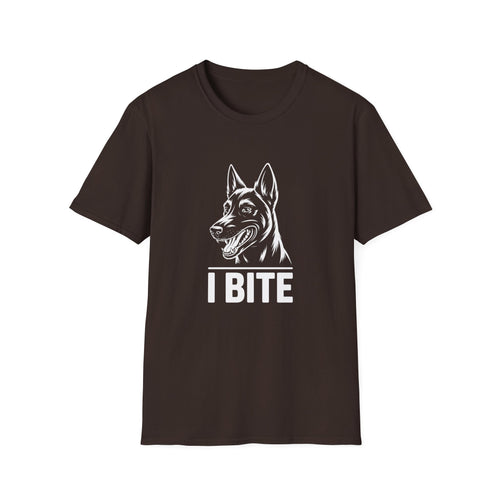 Belgian Malinios tee, I BITE T-Shirt | Dog Lover Tee