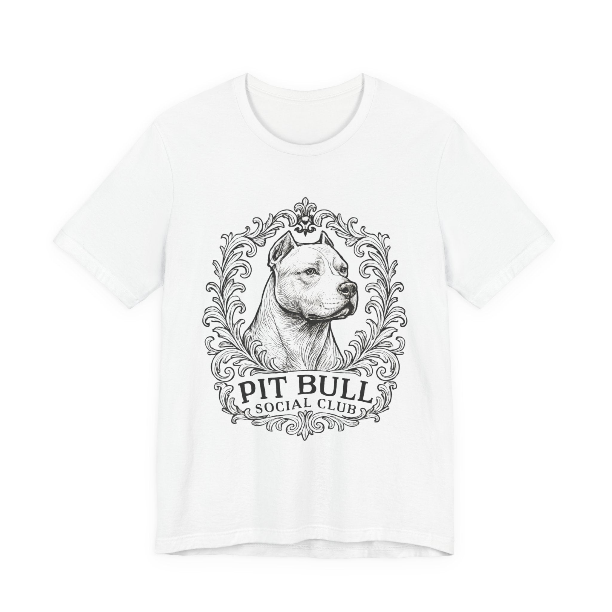 Pit Bull Social Club Tee - Unisex Jersey Short Sleeve Shirt, Dog Lover Gift, Pet Awareness Apparel, Animal Rescue Fundraiser, Casual Wear