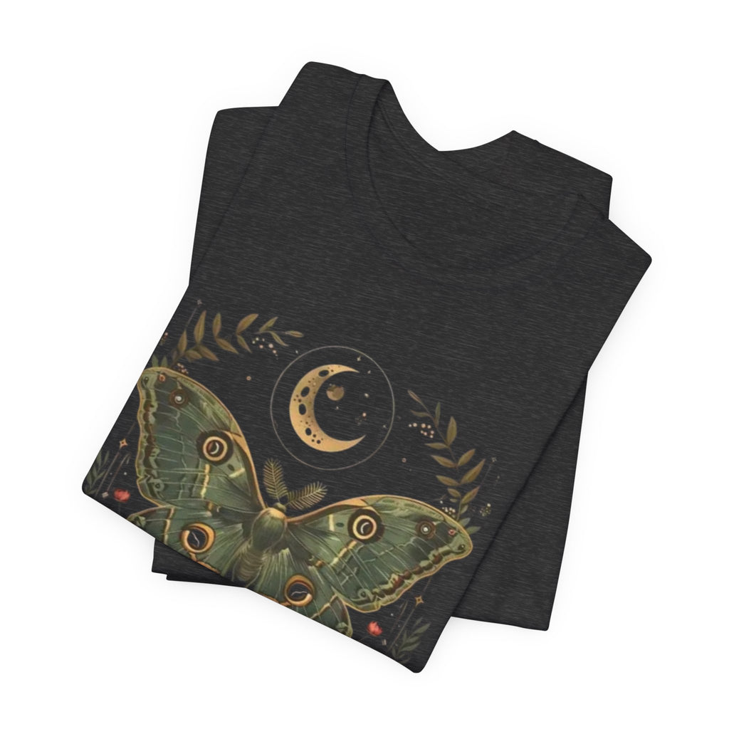 Mystical Butterfly Graphic Tee | Astrology T-Shirt, Nature Lover Gift, Unisex Short Sleeve, Boho Aesthetic, Unique Fashion