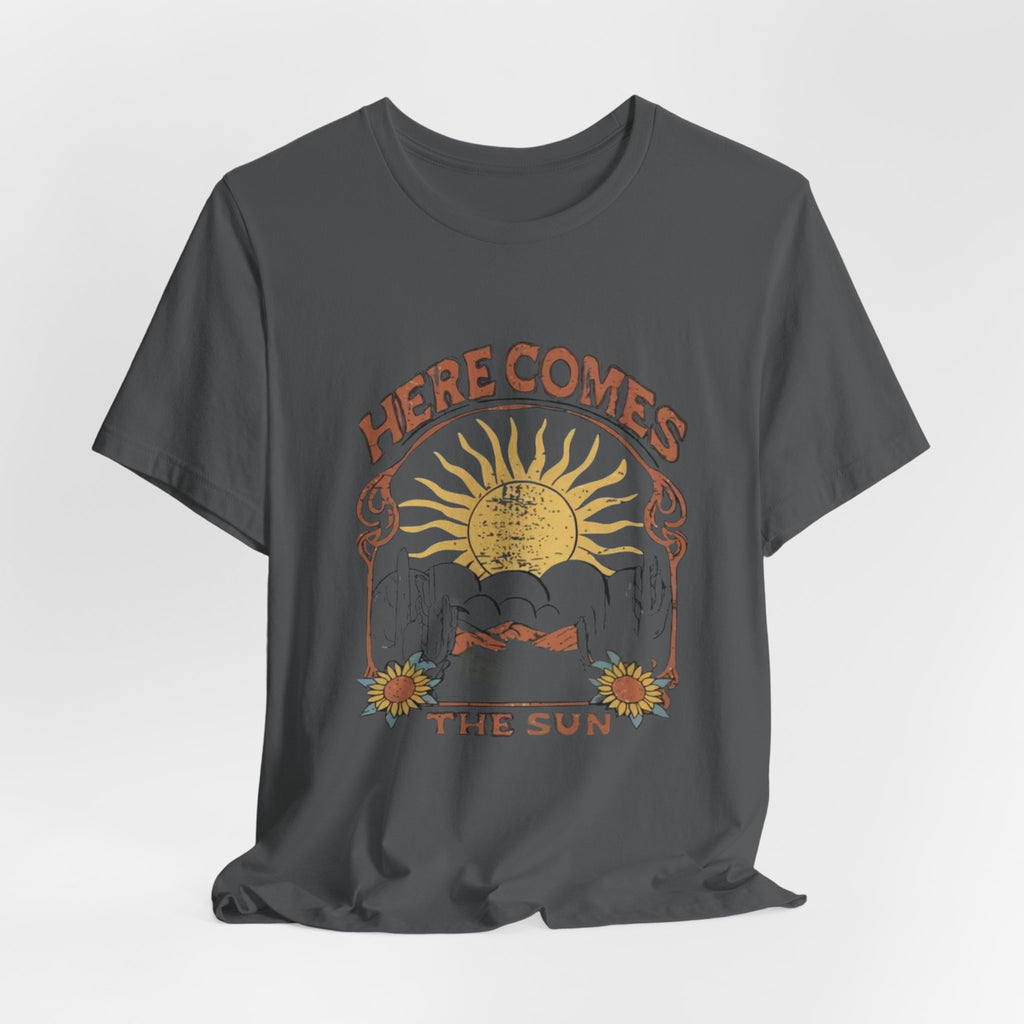 Here Comes The Sun t-shirt | Vintage Sunflower Graphic Tee
