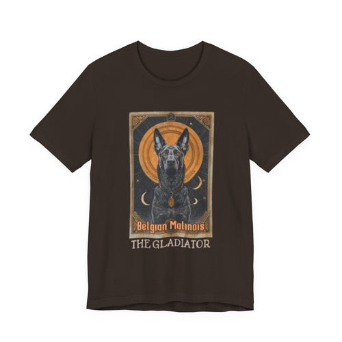 Belgian Malinois The Gladiator T-Shirt | Dog Portrait Tee, Canine Art