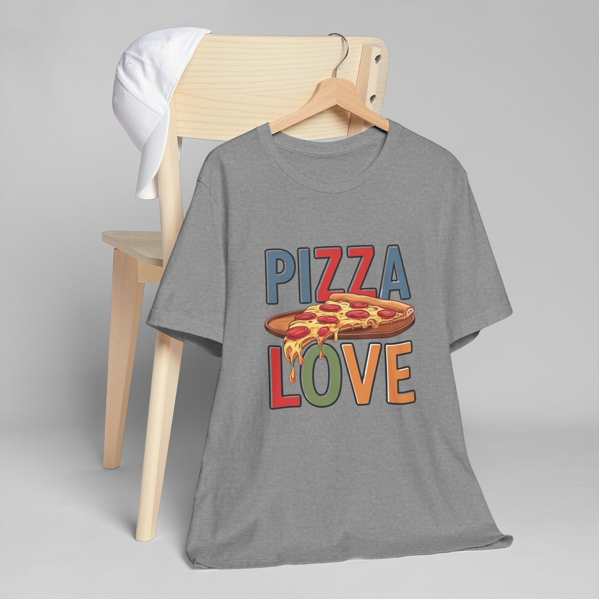 Pizza Love Unisex T-Shirt | Fun Foodie Tee, Casual Wear, Gift for Pizza Lovers, Unique Birthday Gift, Foodie Fashion