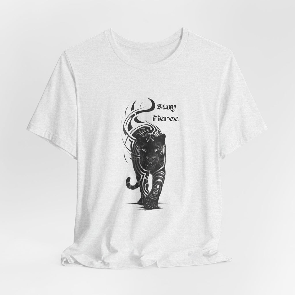 Stay fierce, Black Panther Motivational Inspirational  Bella Canvas soft Unisex Jersey Short Sleeve Tee