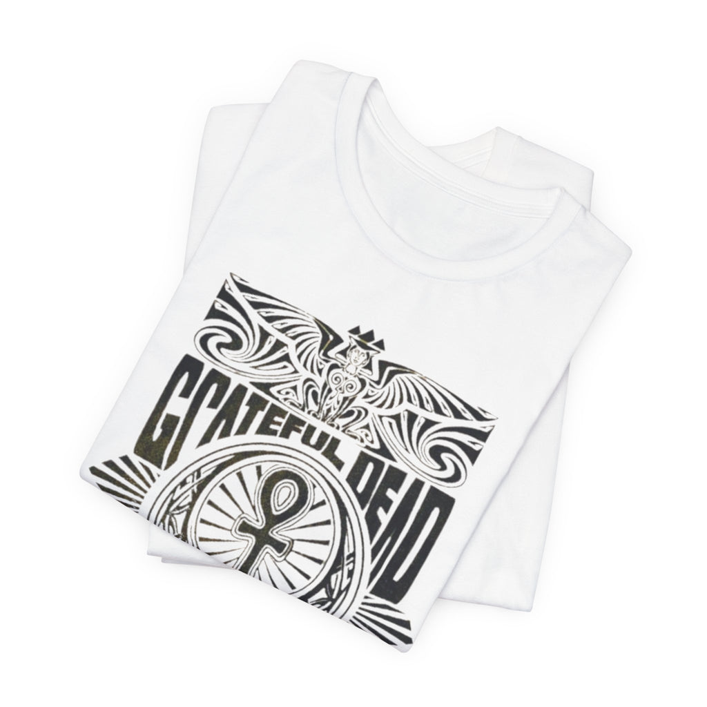 Grateful Dead Skull Ankh Graphic Tee | Vintage Band Poster Style