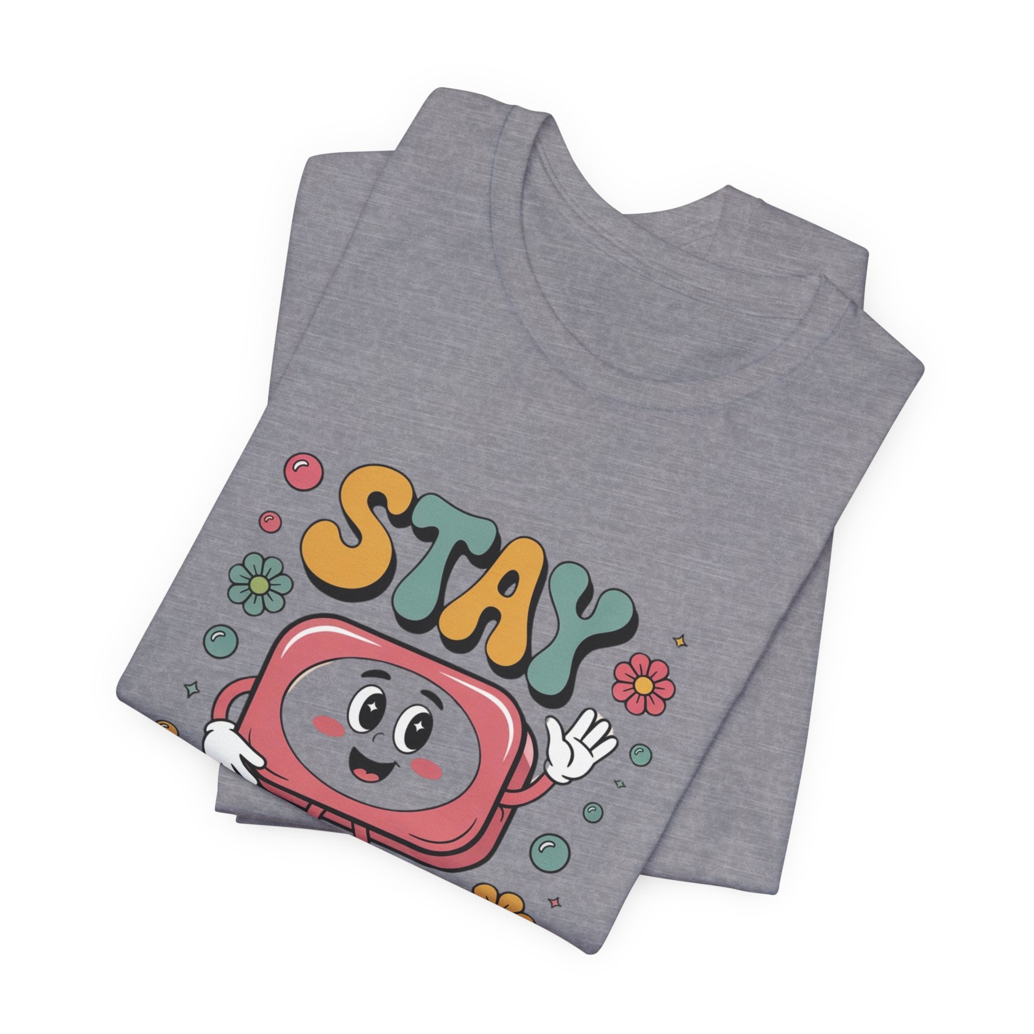 Stay Weird Unisex Jersey Tee - Fun Casual Fashion, Unique Gift, Friendship, Self-Expression, Cool Graphic Shirt