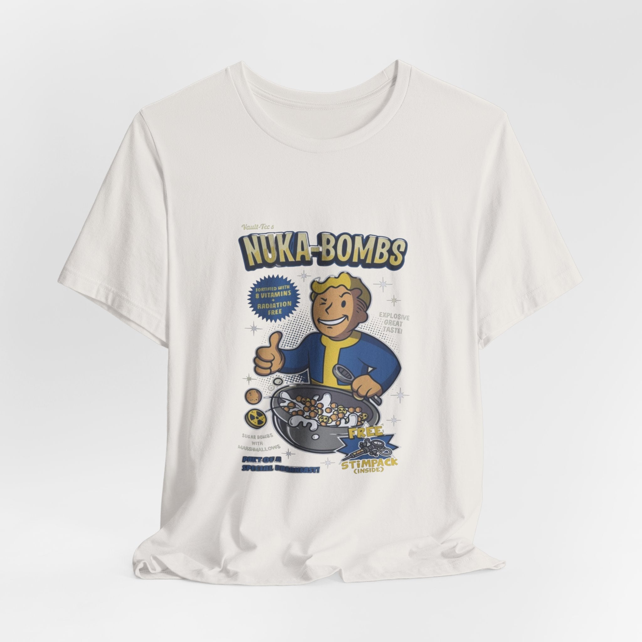 Vault Boy Nuka-Bombs Retro Gamer T‑Shirt, Fallout tee