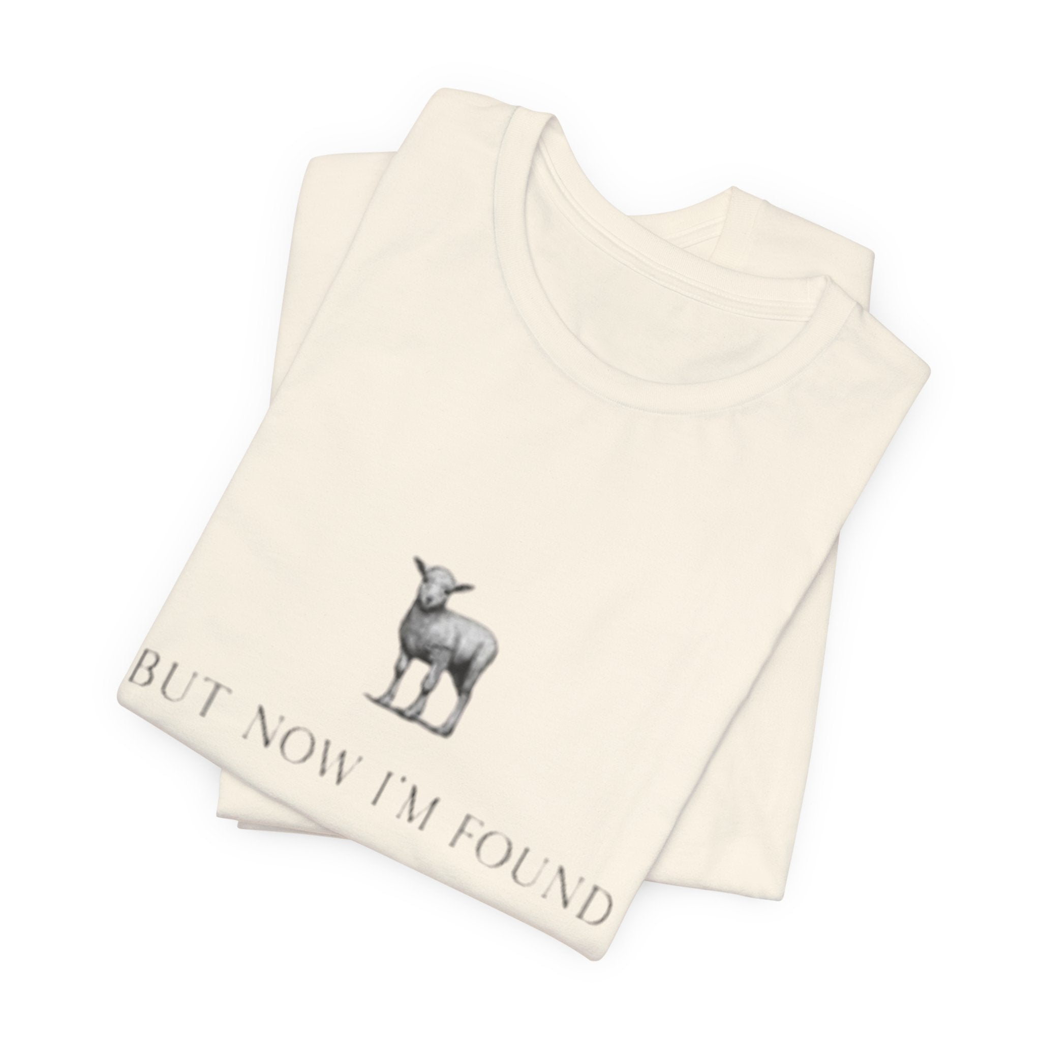Lamb Illustration with "But Now I'm Found" Tee | christian tee, Jesus shirt, Spiritual shirt,