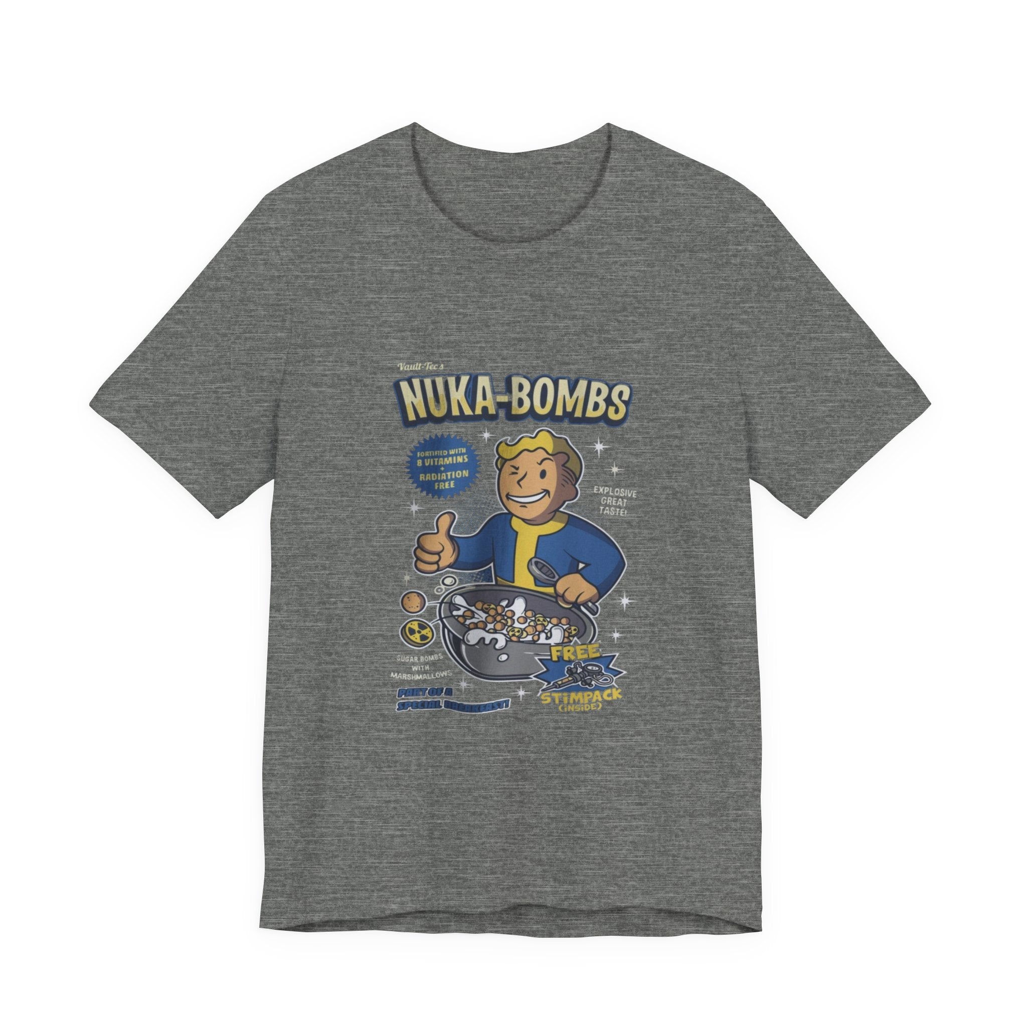 Vault Boy Nuka-Bombs Retro Gamer T‑Shirt, Fallout tee