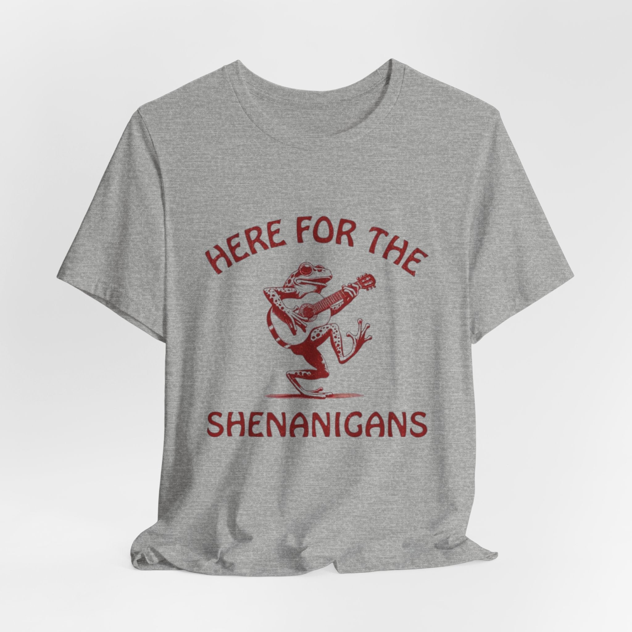 Here for the Shenanigans Unisex Tee | Fun Casual T-Shirt for Friends, Gift for Party Lovers, Music Event Apparel, Playful Outfit, [...]