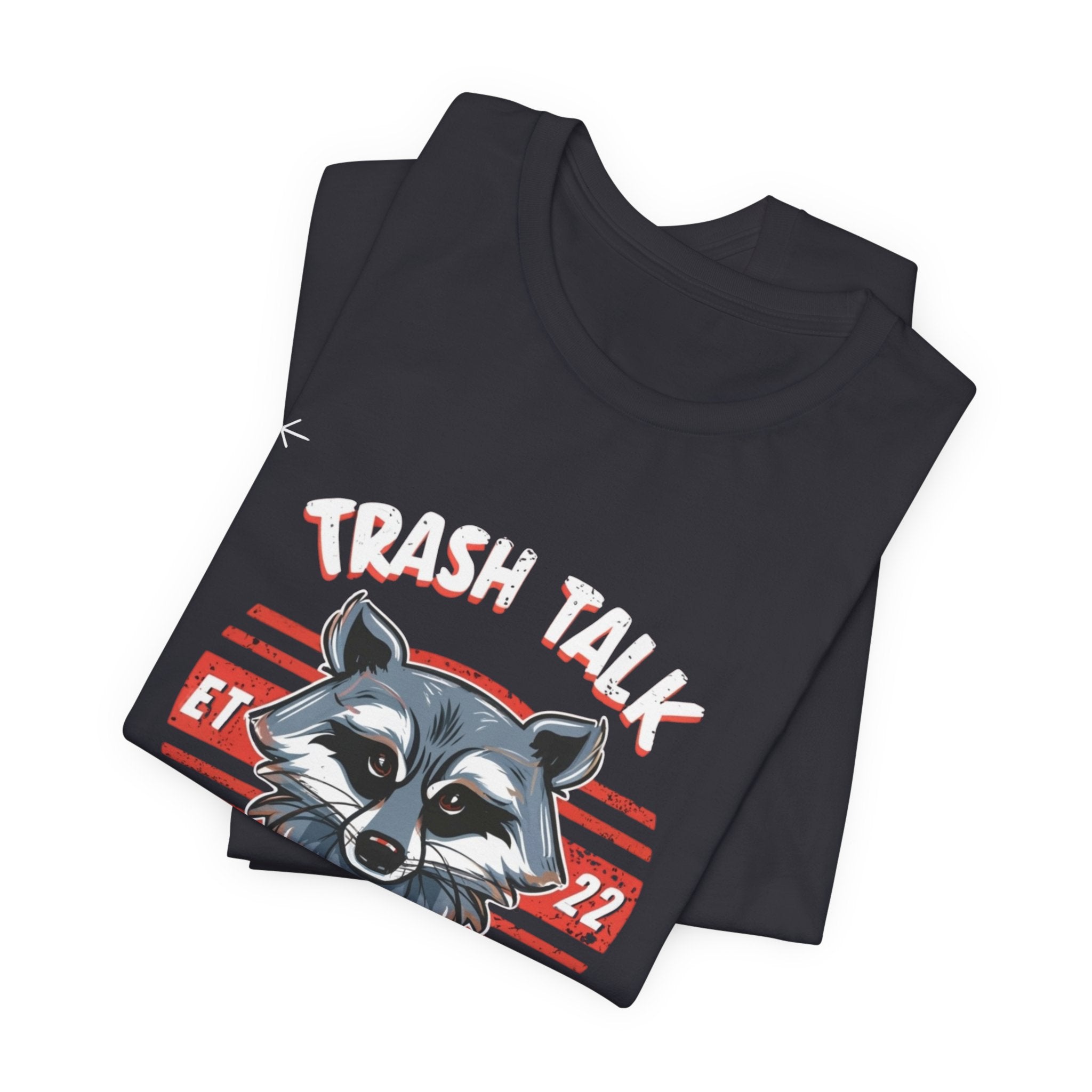 Funny Raccoon 'Trash Talk Champion' T-Shirt