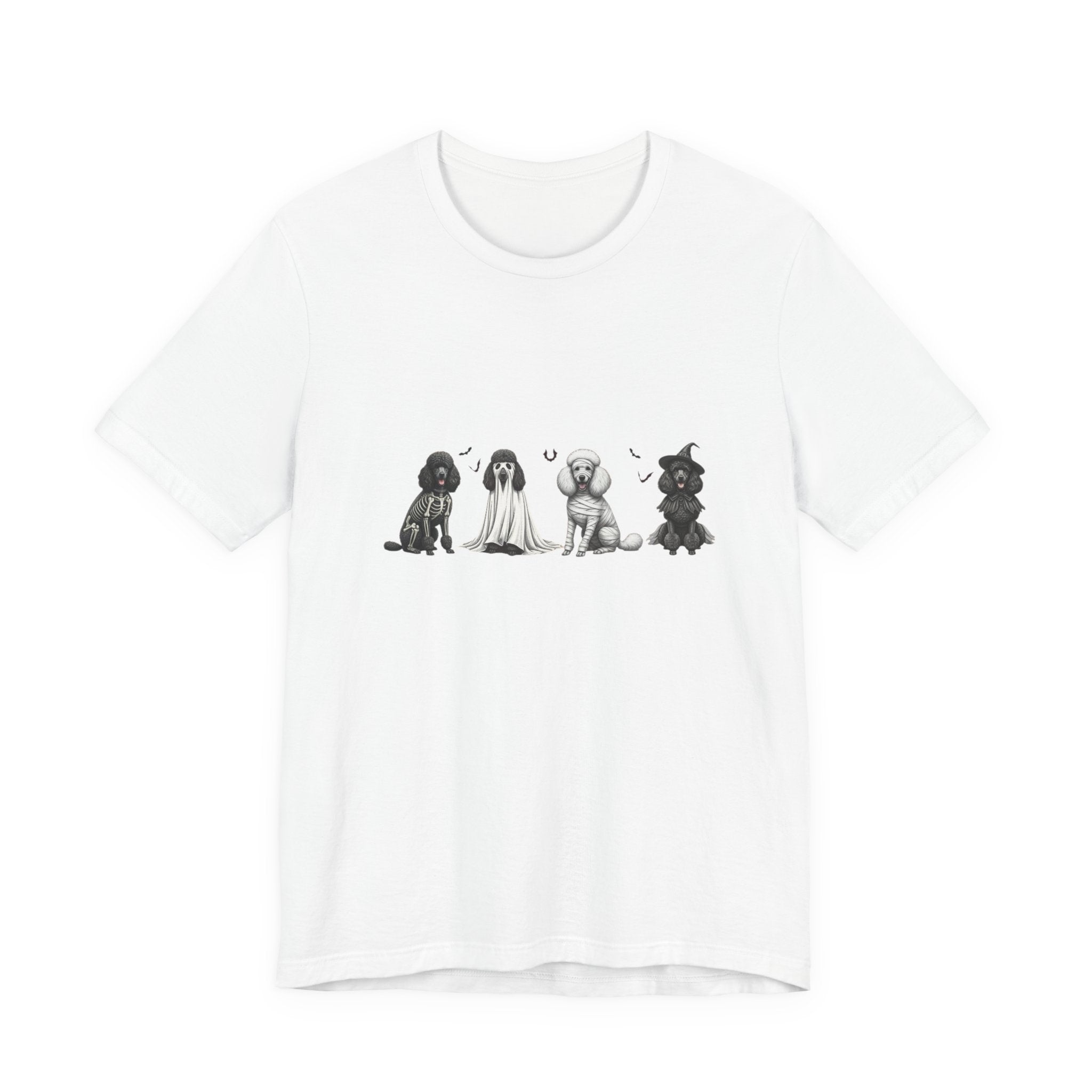 Poodle Halloween Shirt, Unisex Tee, Funny Dog Tshirt, Costume Top, Animal Lover Gift
