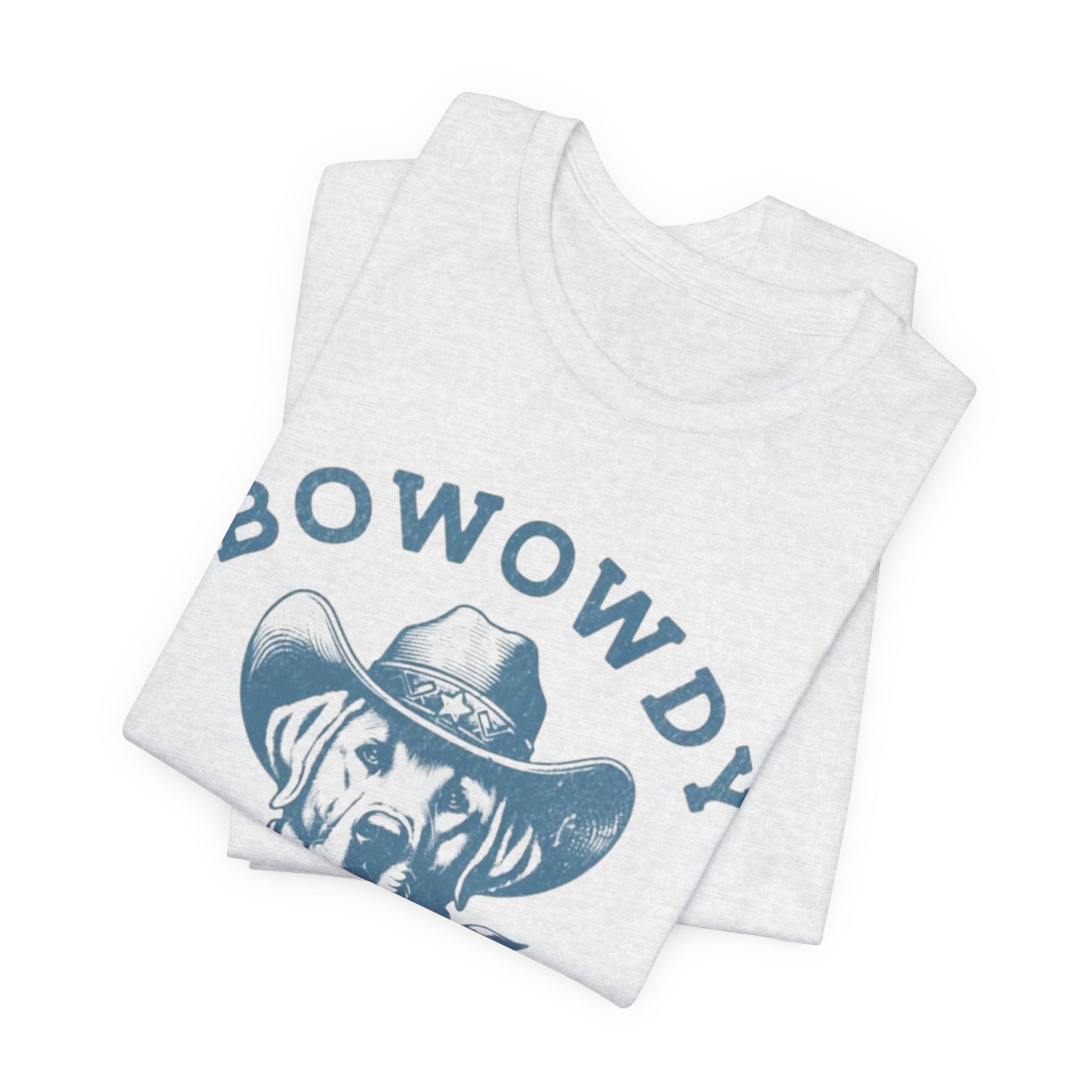 Bowowdy Dog Cowboy Tee | Western Dog Illustration, Bandana Hat