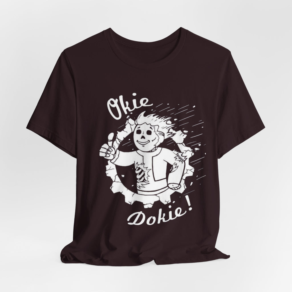 Okie Dokie! Retro Thumbs-Up Graphic Tee, Fallout tee