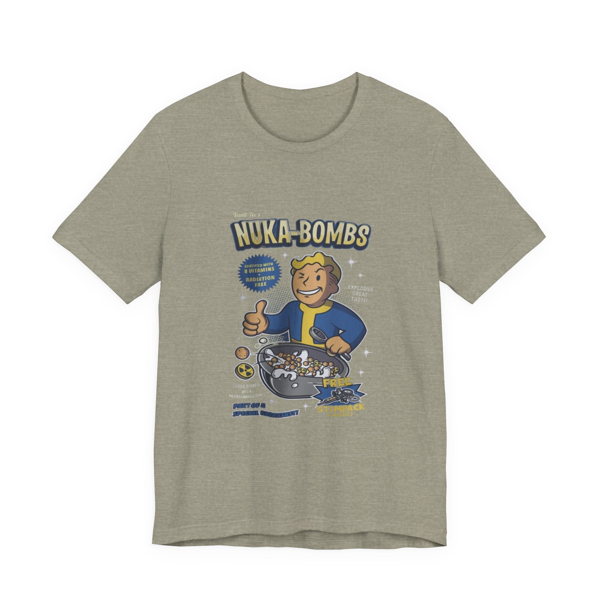Vault Boy Nuka-Bombs Retro Gamer T‑Shirt, Fallout tee