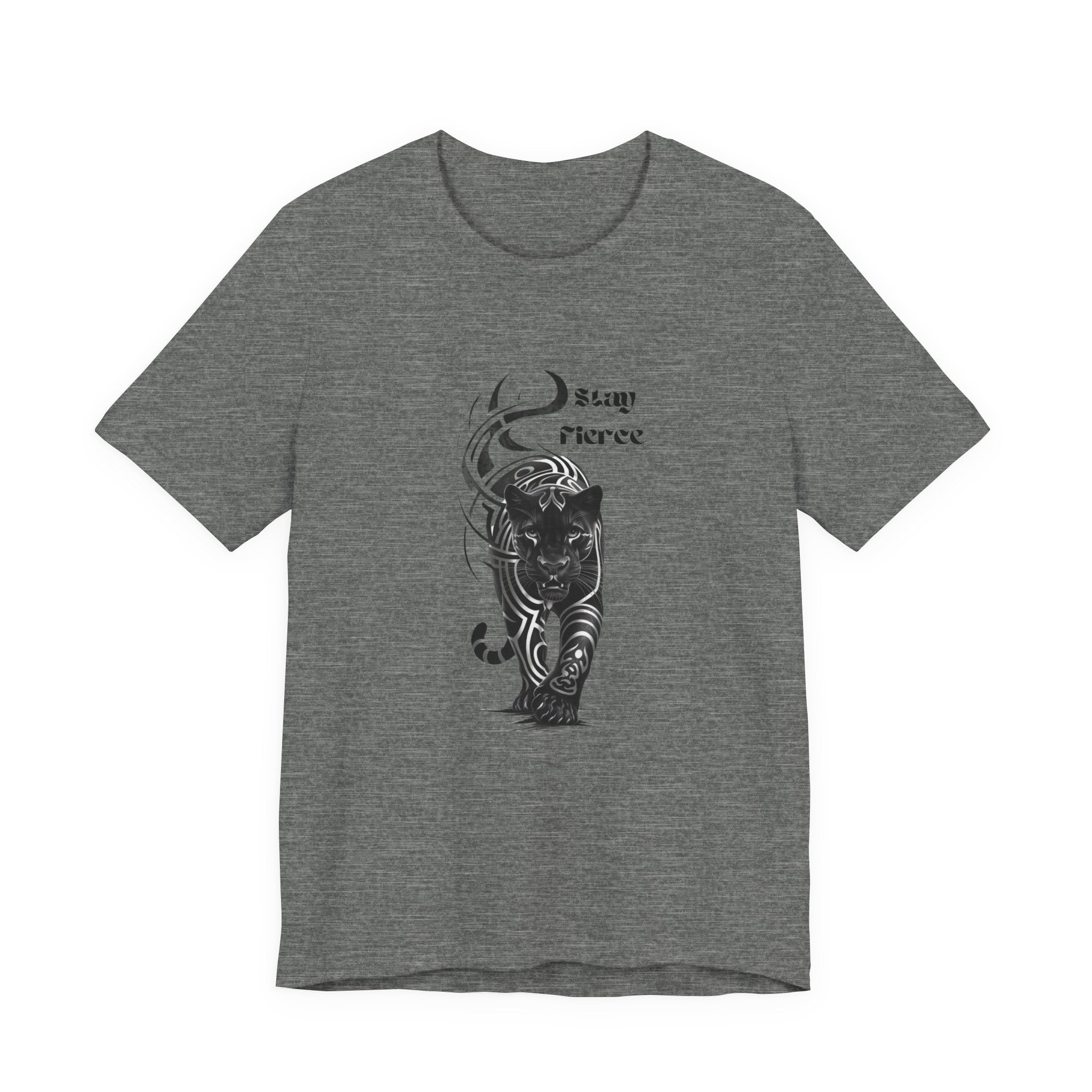 Stay fierce, Black Panther Motivational Inspirational  Bella Canvas soft Unisex Jersey Short Sleeve Tee