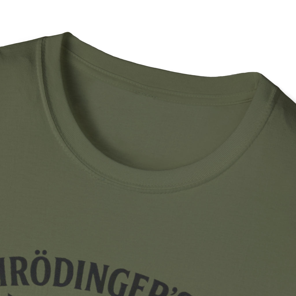 Schrödinger's Cat Funny T-Shirt — Double Split Experiment Cat Tee