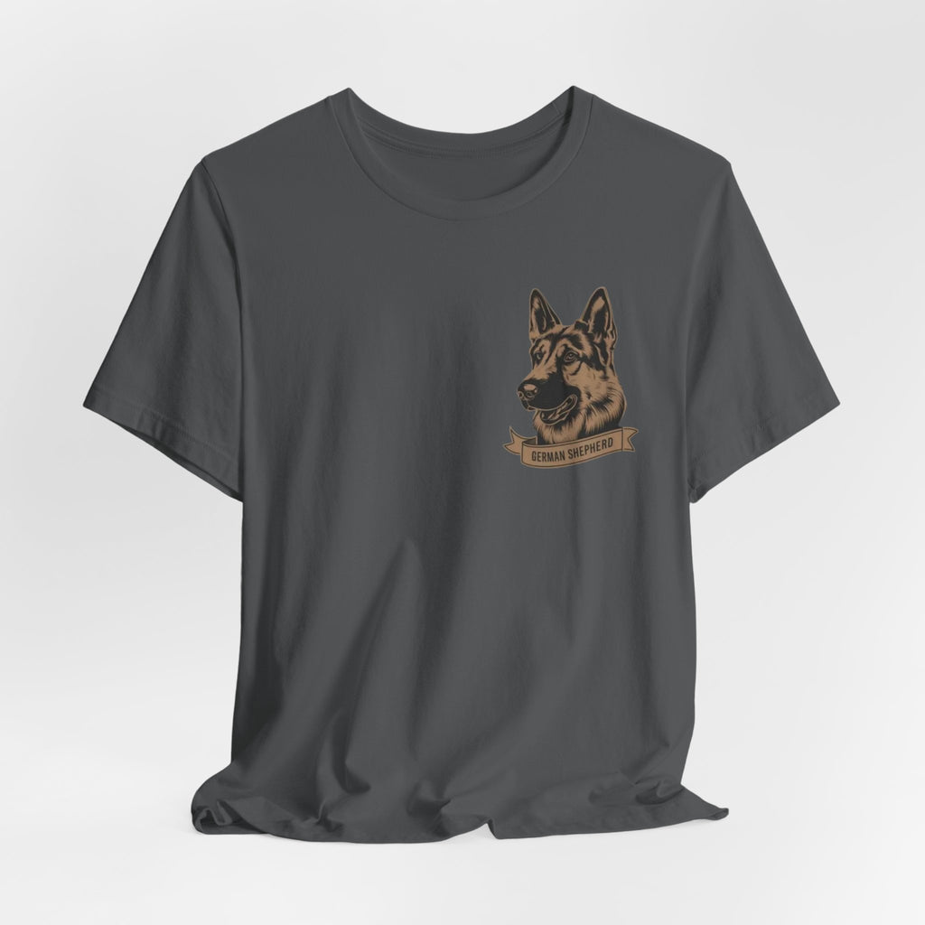 German Shepherd Portrait Tee — "Best Friend" Vintage Dog T-Shirt