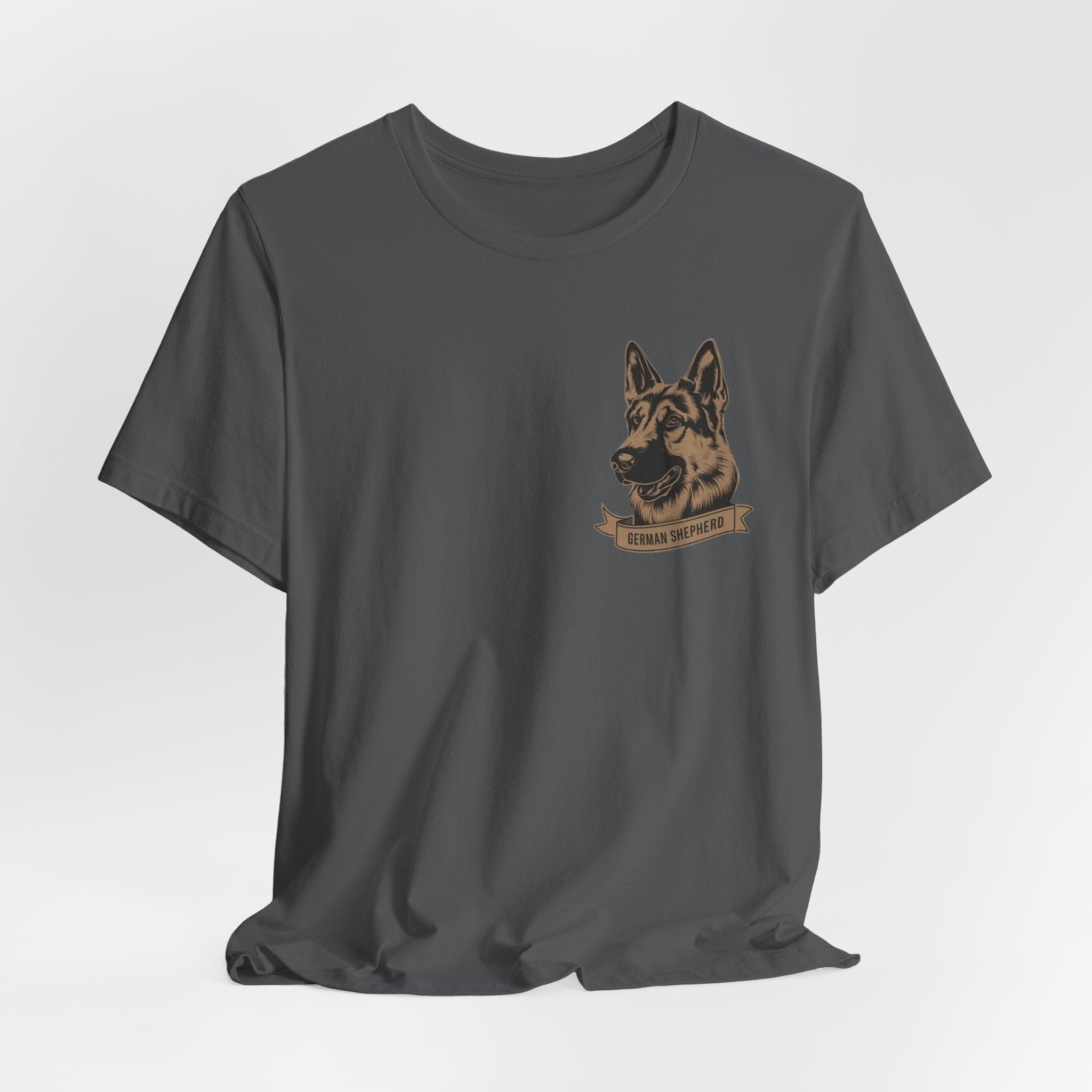 German Shepherd Portrait Tee — "Best Friend" Vintage Dog T-Shirt