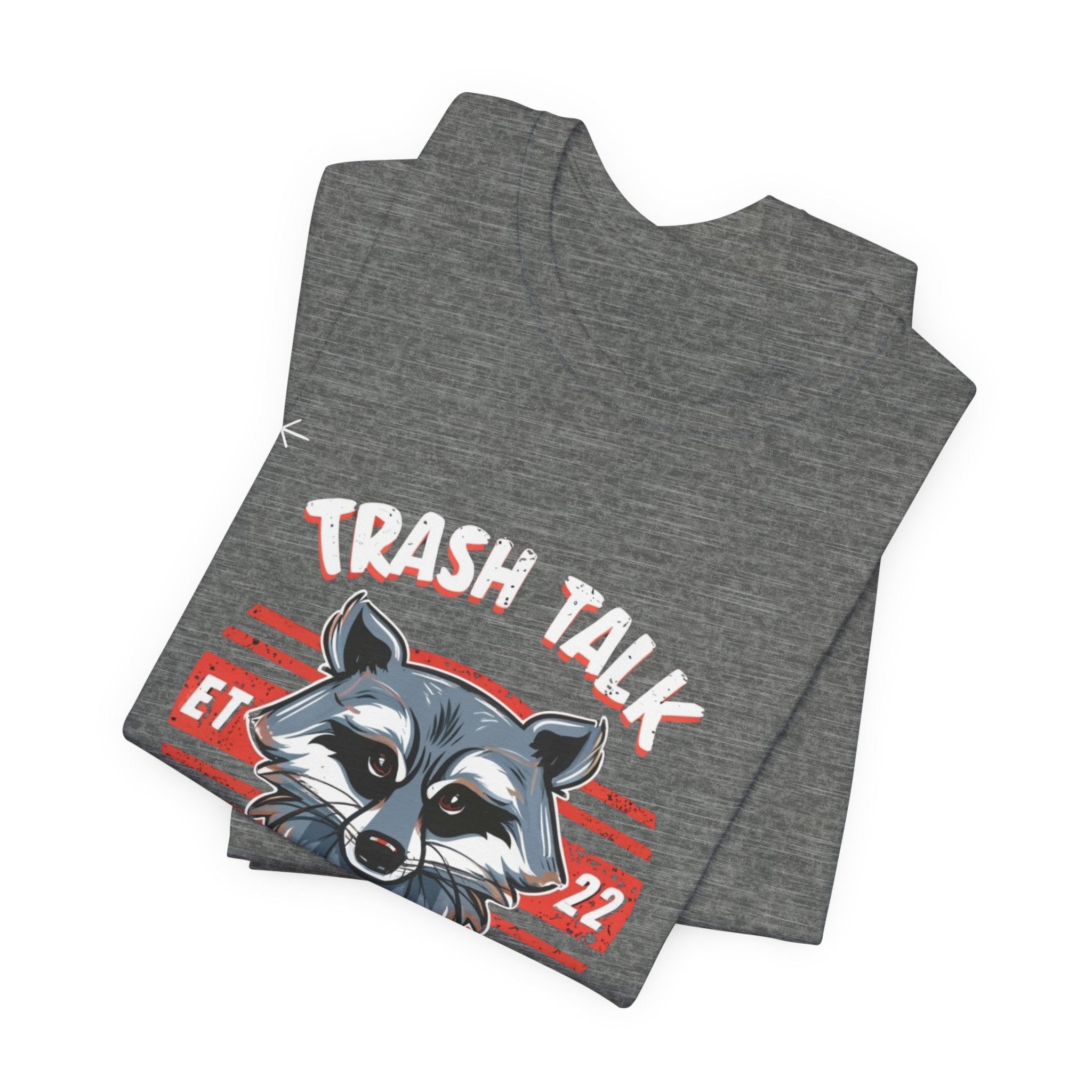 Funny Raccoon 'Trash Talk Champion' T-Shirt