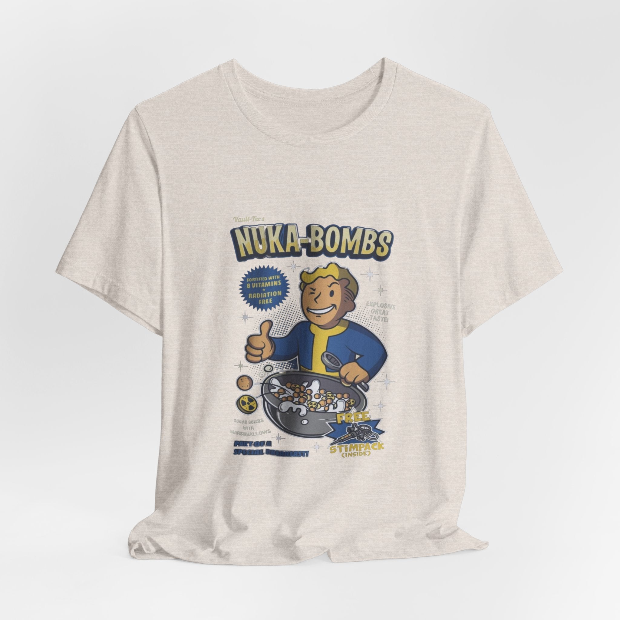 Vault Boy Nuka-Bombs Retro Gamer T‑Shirt, Fallout tee
