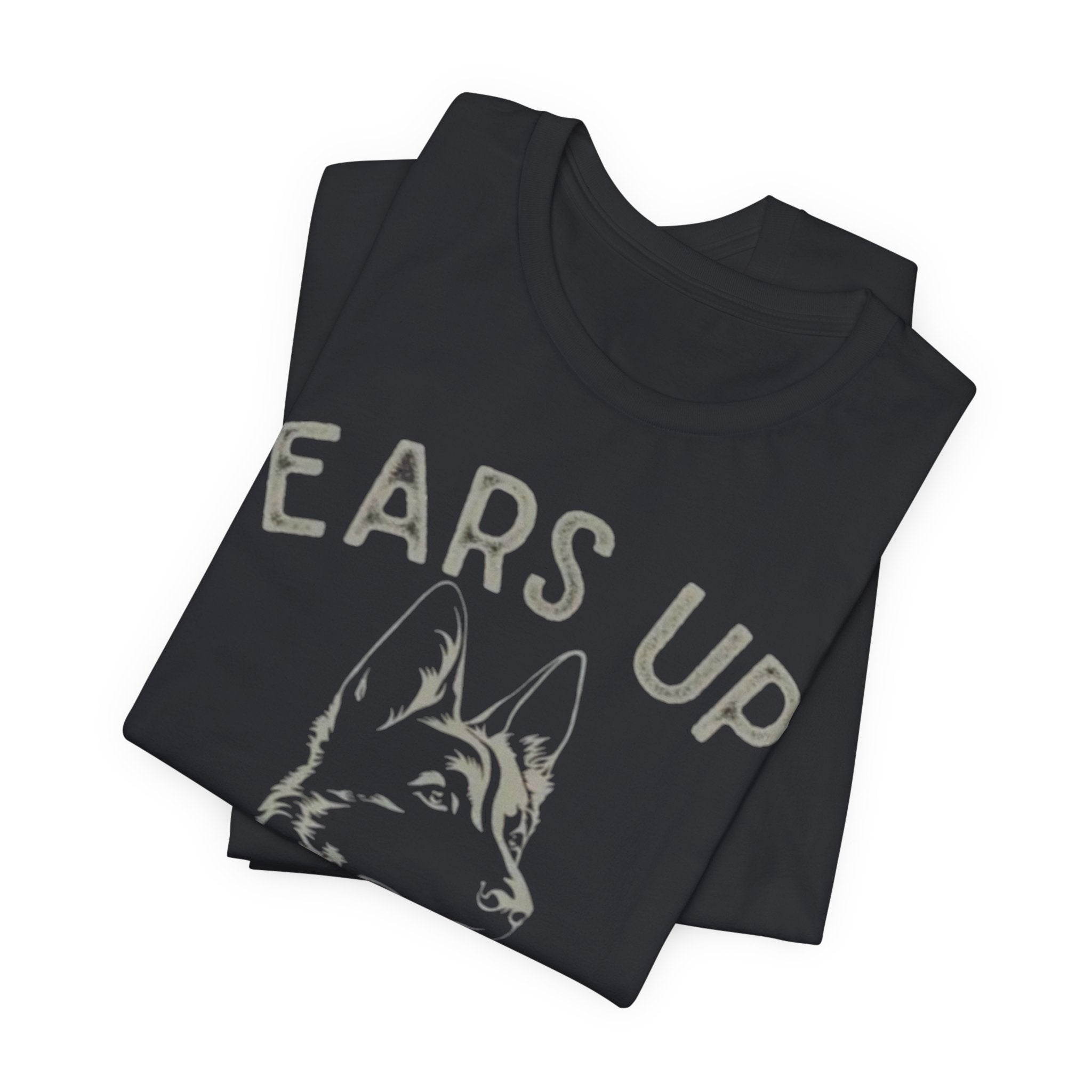 German Shepherd  Ears Up K9 Graphic Tee — "System Armed" German Shepherd Dog Shirt