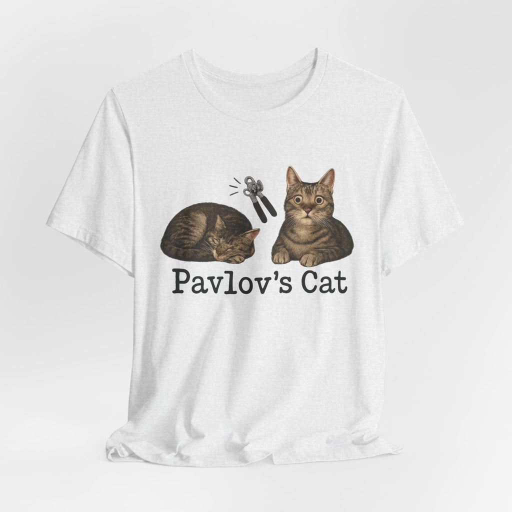 Pavlov's Cat T-Shirt — Funny Psychology Cat Tee for Animal Lovers
