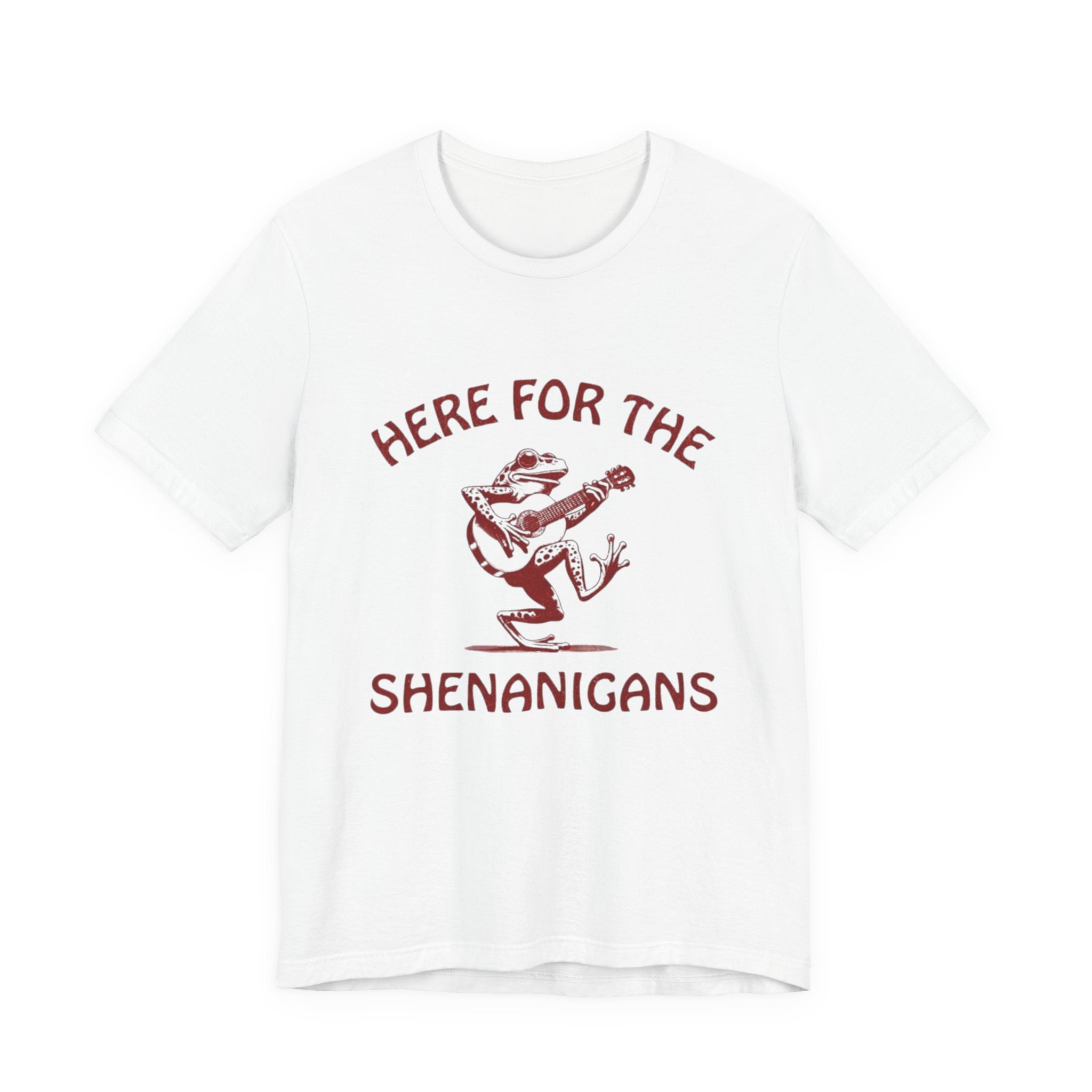 Here for the Shenanigans Unisex Tee | Fun Casual T-Shirt for Friends, Gift for Party Lovers, Music Event Apparel, Playful Outfit, [...]