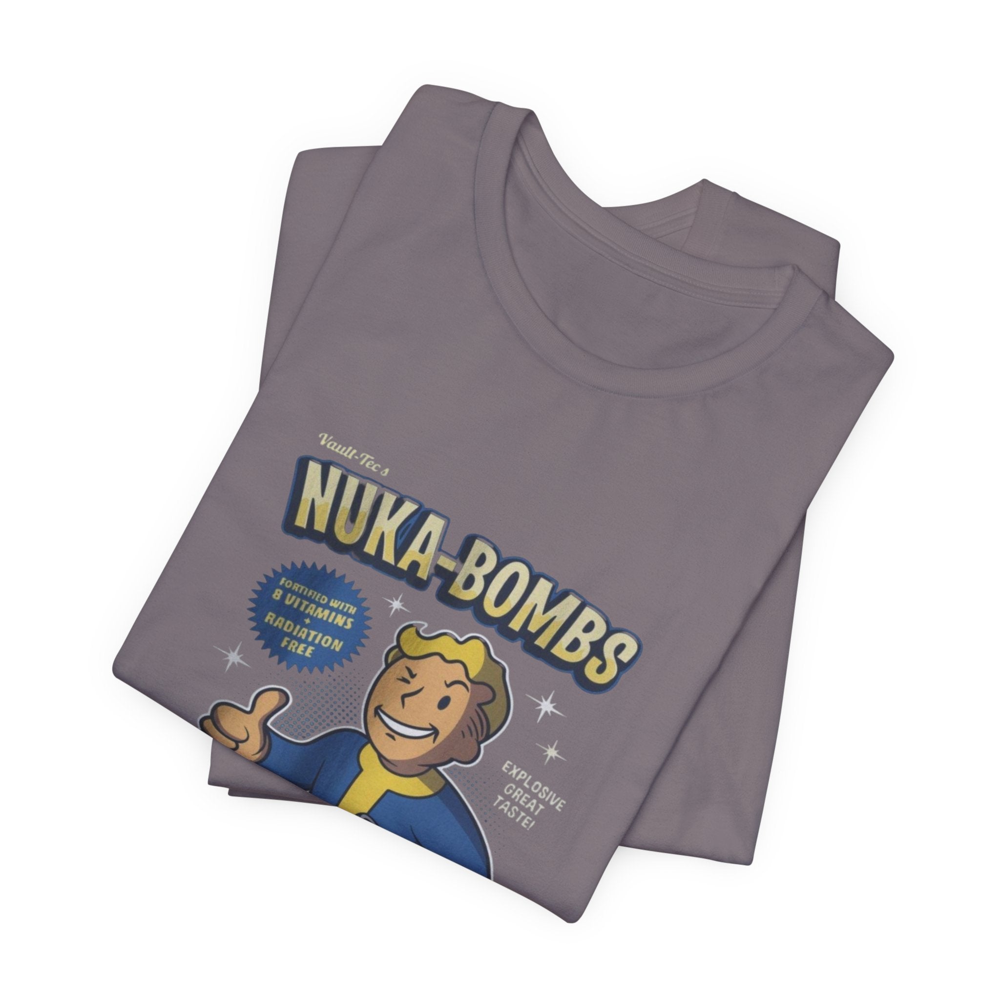 Vault Boy Nuka-Bombs Retro Gamer T‑Shirt, Fallout tee