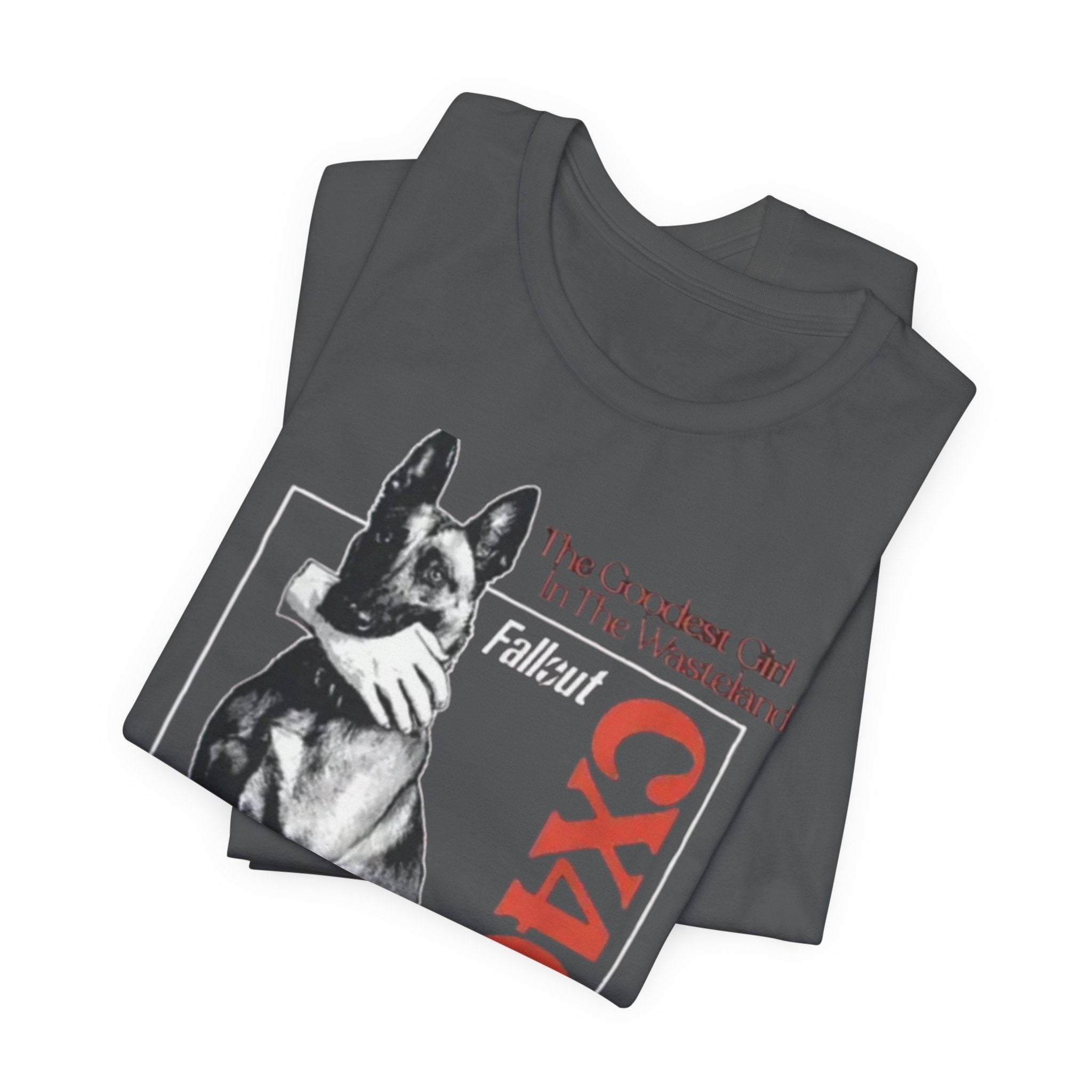 Fallout , Belgian Malinios Dog Protection Tee — Vintage German Shepherd 'CX404' Graphic T-Shirt