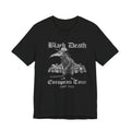 Black Death Plague Doctor crow European Tour T-Shirt | 1347-1351 gothic tee