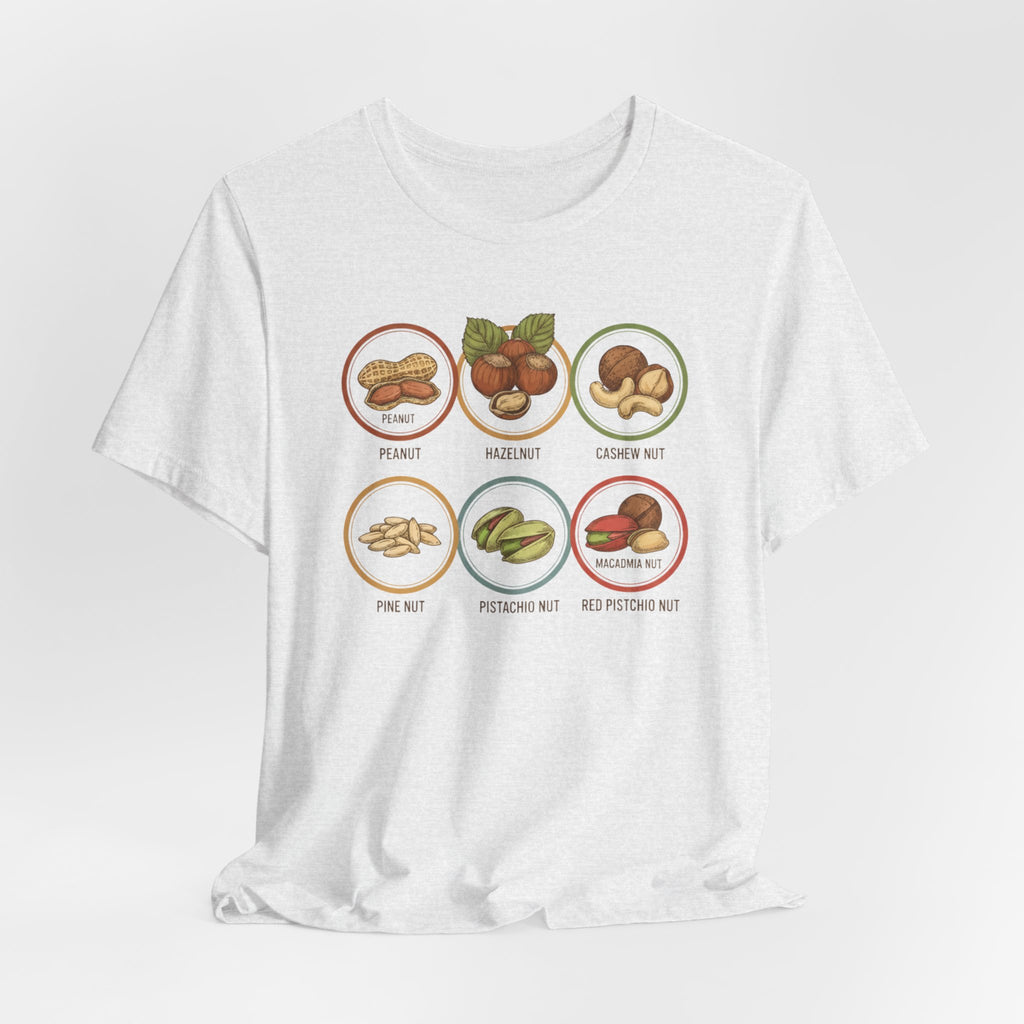 Tree Nut Food Icons T-Shirt | Funny tree nut shirt, Best in show tee, Illustrations