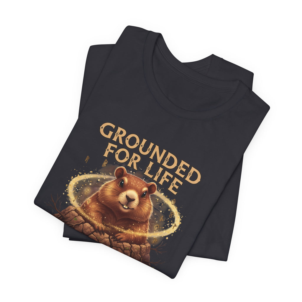 Grounded For Life Groundhog  tee | groundhog illustration shirtstration