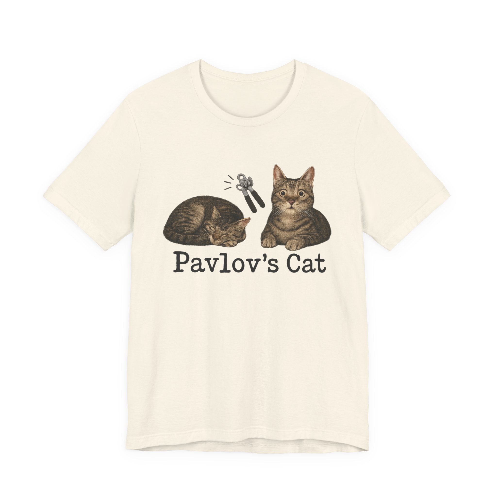 Pavlov's Cat T-Shirt — Funny Psychology Cat Tee for Animal Lovers