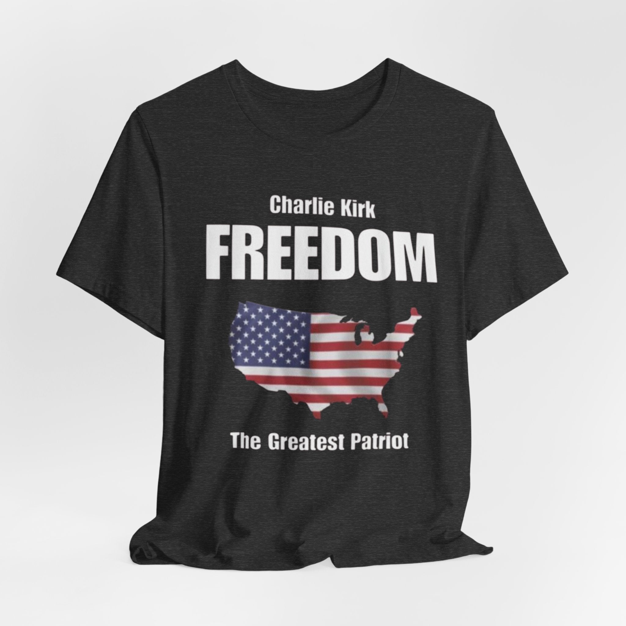 Patriotic Freedom Tee, Unisex Jersey T-Shirt, American Flag Shirt, Independence Day Gift, Memorial Day Apparel, Politically-Themed Shirt