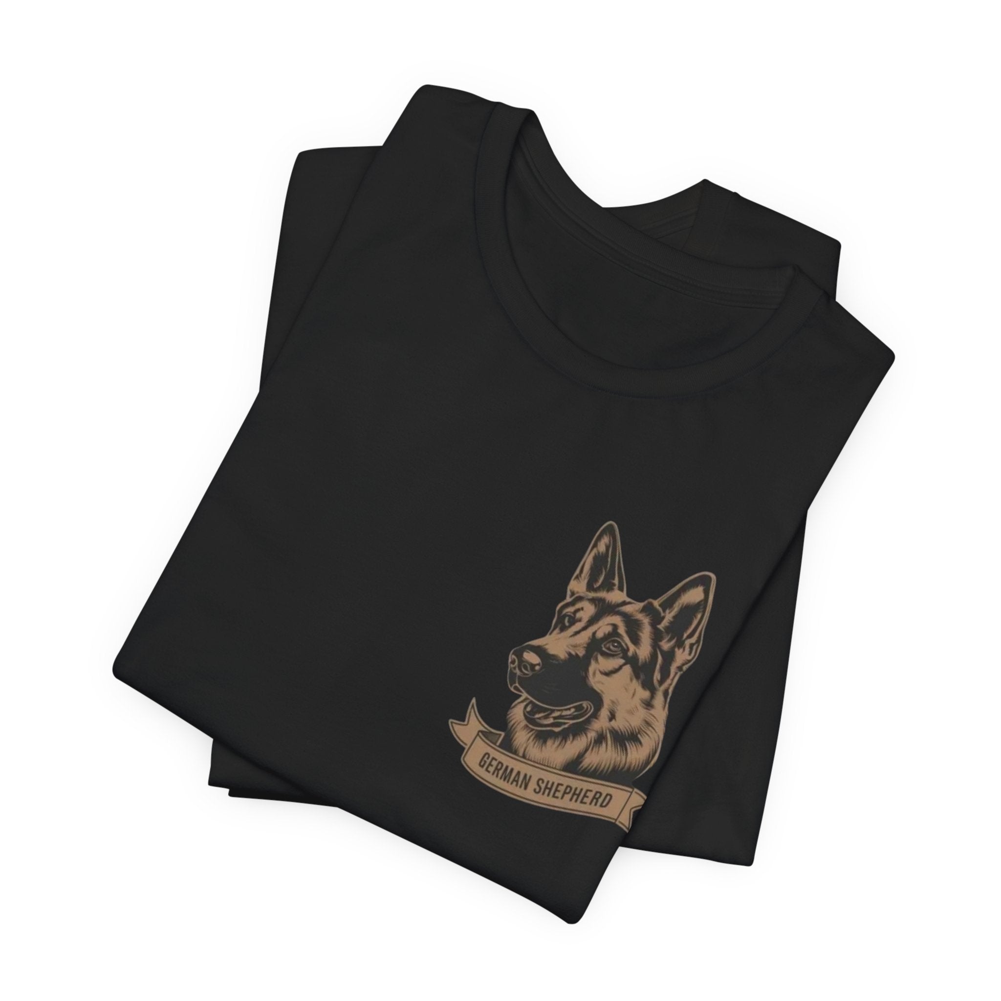 German Shepherd Portrait Tee — "Best Friend" Vintage Dog T-Shirt