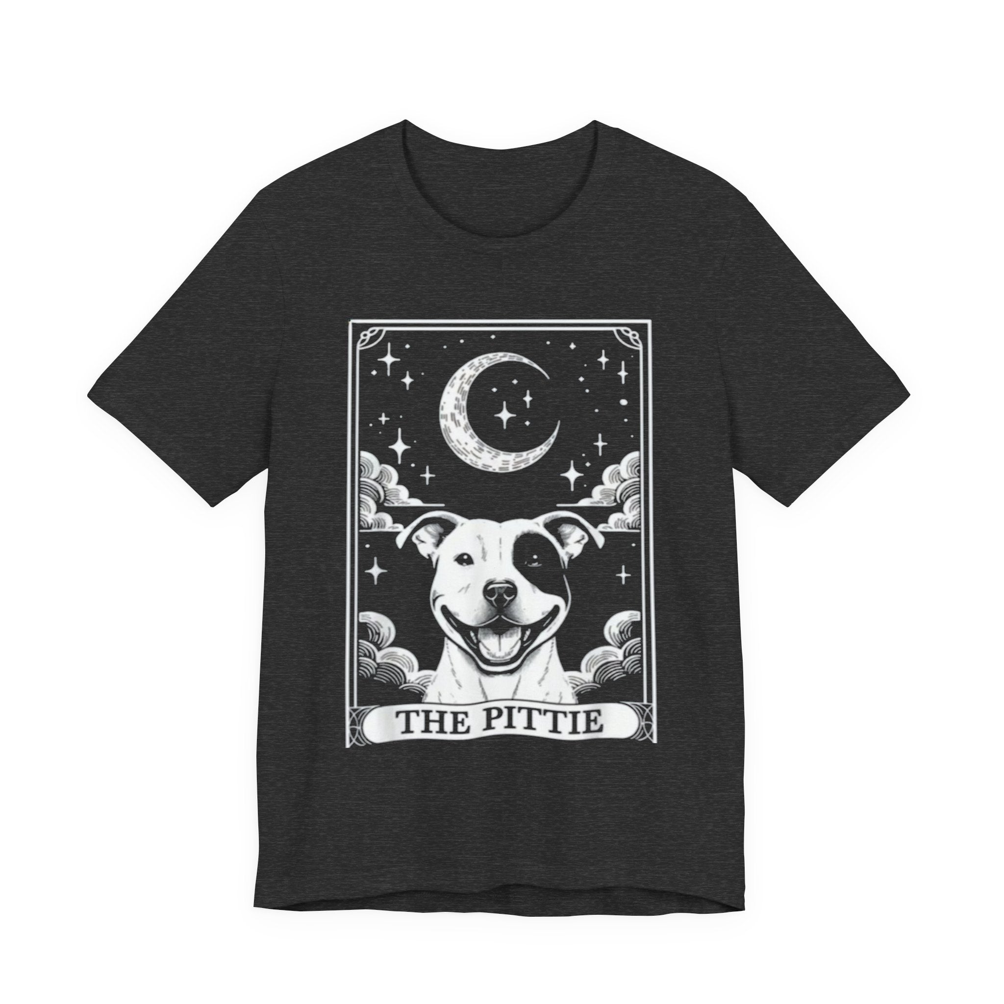 The Pittie Moon Illustration T-Shirt | Pitbull Dog Tee