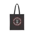 Give blood,  tease my dog, Cotton Canvas Tote Bag