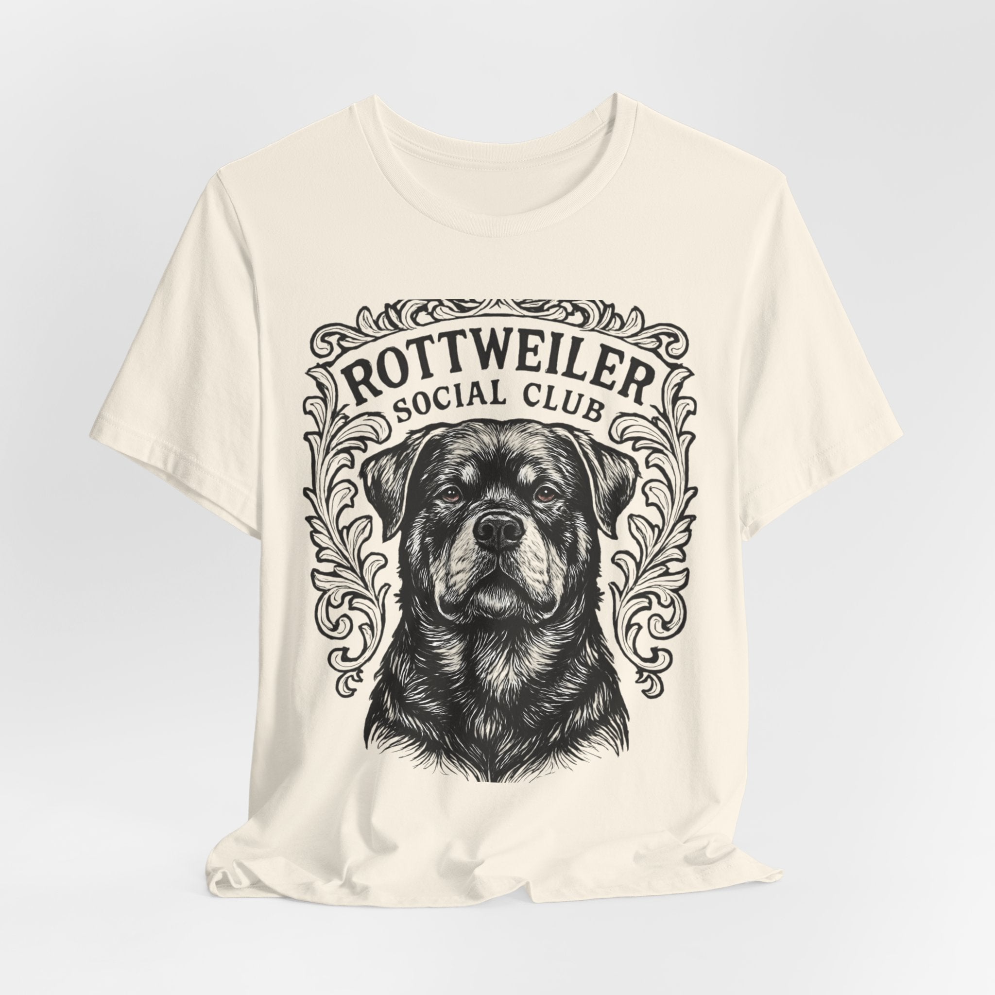 Rottweiler Social Club Tee - Unisex Jersey Short Sleeve T-Shirt for Dog Lovers, Casual Wear, Gift for Pet Owners, Dog Themed Apparel, [...]