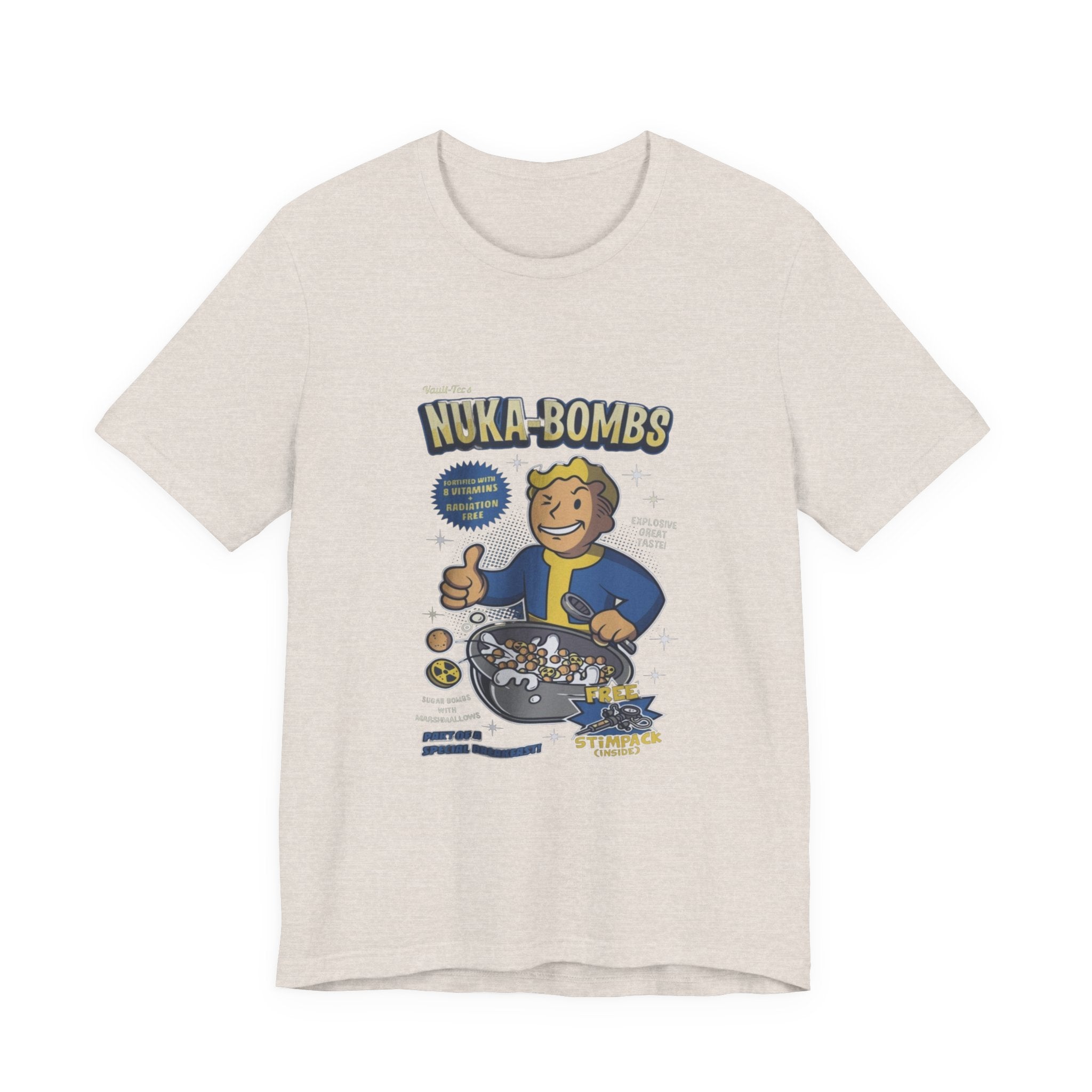 Vault Boy Nuka-Bombs Retro Gamer T‑Shirt, Fallout tee