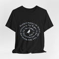 Circular Bird Quote Tee | White Short Sleeve T-Shirt