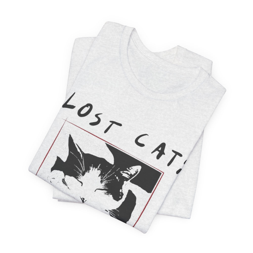 Lost Cat Poster Tee — Schrodinger Cat Graphic T-Shirt