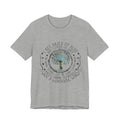 Vintage Inspirational Tee, Unisex Jersey T-Shirt, Nature Lover Gift, Skies of Blue Design, Positive Quote Shirt, Eco-Friendly Apparel
