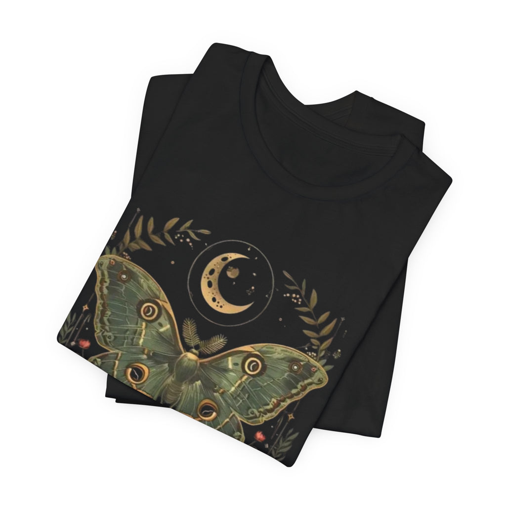 Mystical Butterfly Graphic Tee | Astrology T-Shirt, Nature Lover Gift, Unisex Short Sleeve, Boho Aesthetic, Unique Fashion