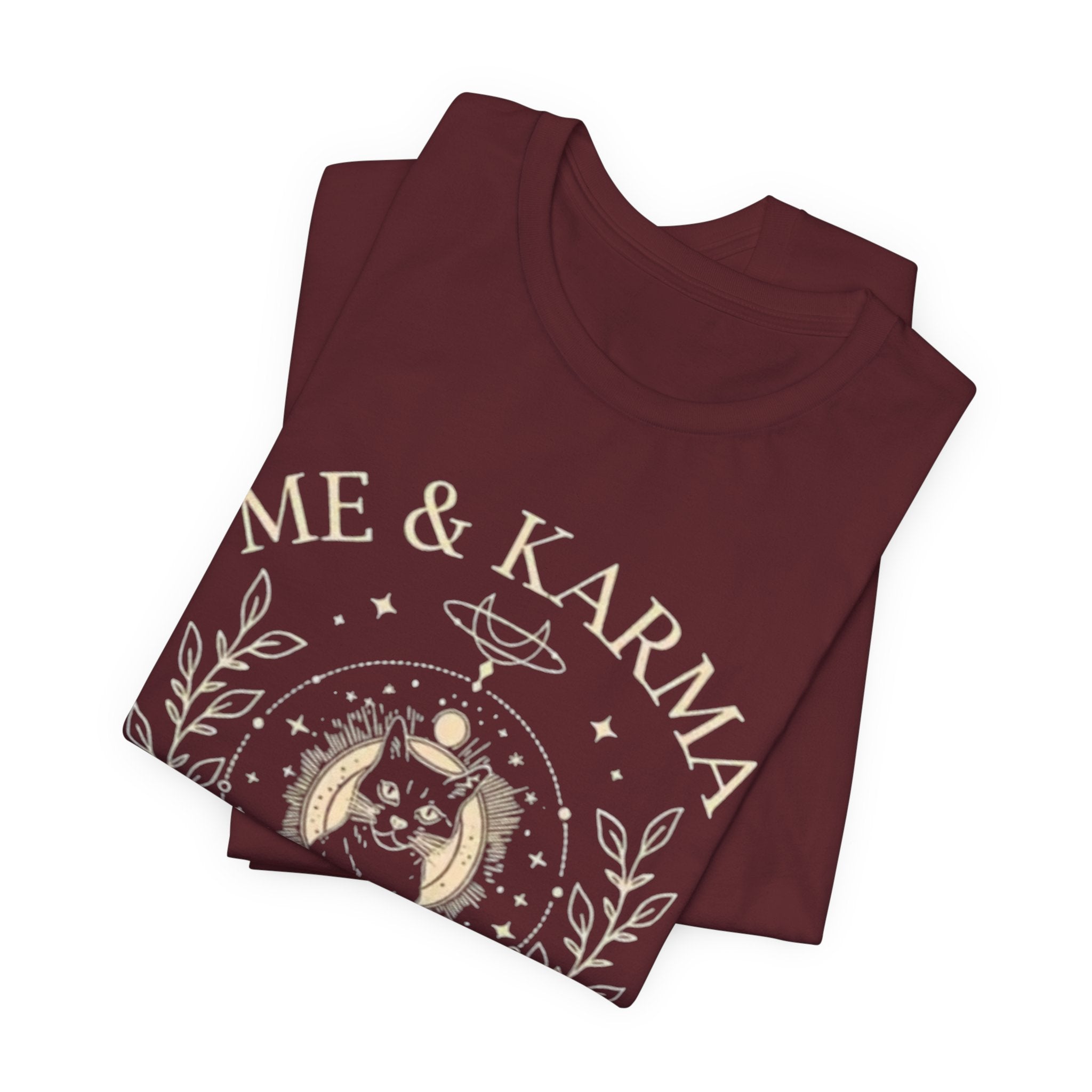 Karma Vibes Tee, Spiritual T-Shirt, Boho Shirt, Yoga Apparel, Gift for Her, Casual Fashion