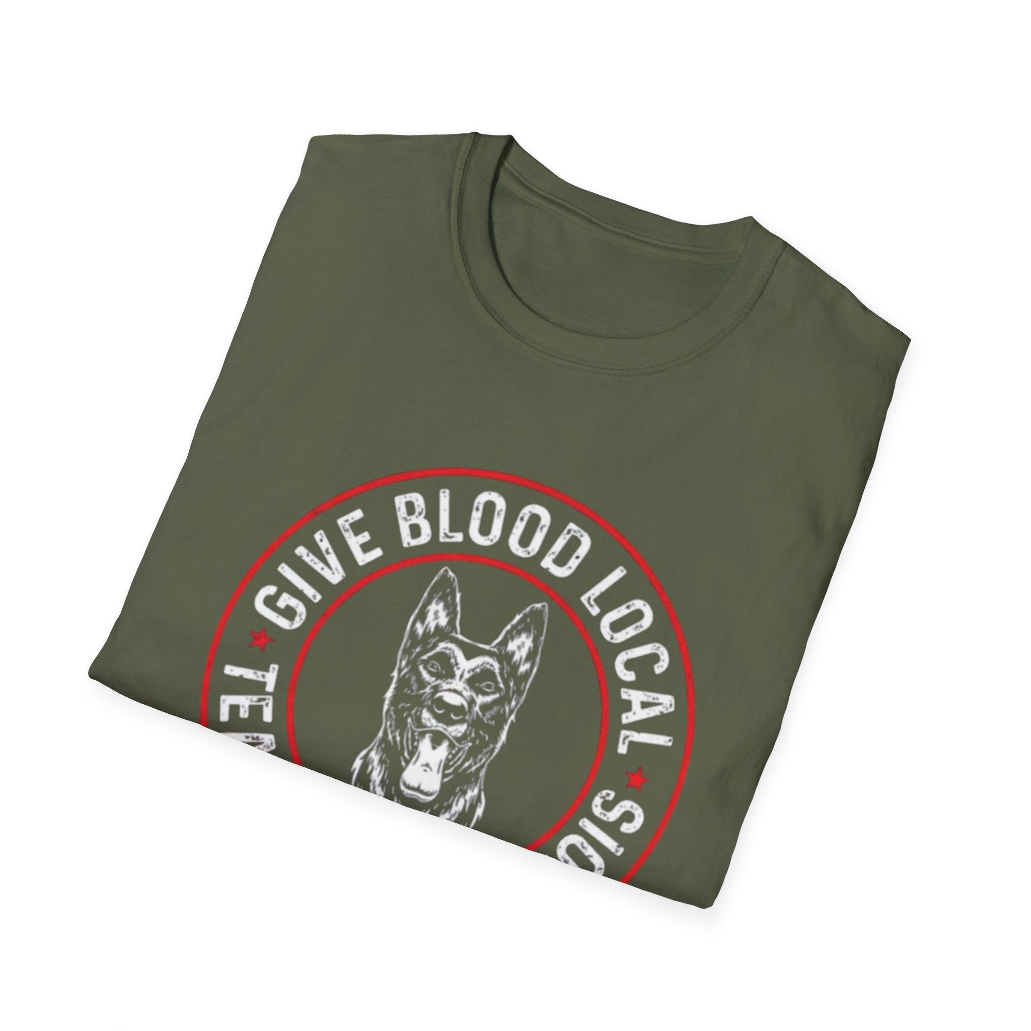 Belgian Malinios Tee, Blood Local Tease My Malinois T-Shirt | Malinois Dog Circle Logo