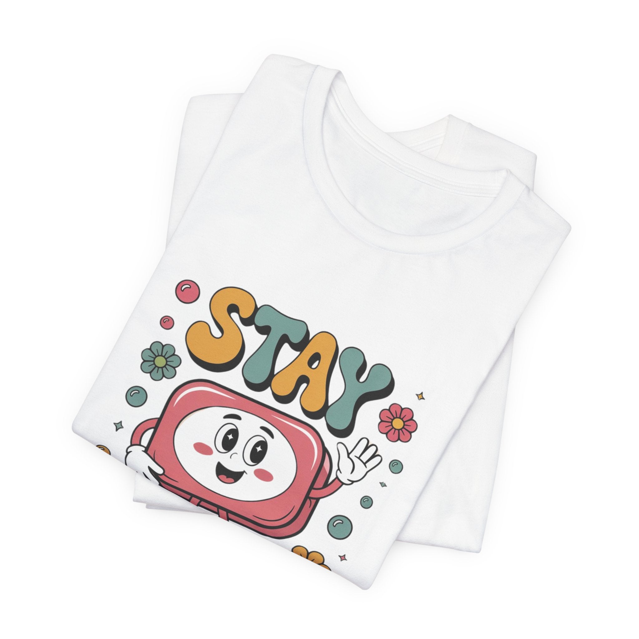 Stay Weird Unisex Jersey Tee - Fun Casual Fashion, Unique Gift, Friendship, Self-Expression, Cool Graphic Shirt