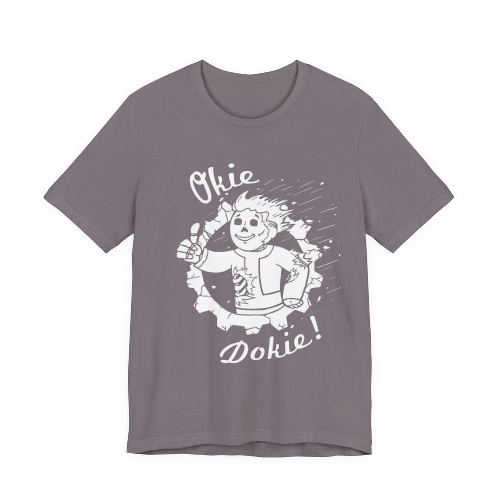 Okie Dokie! Retro Thumbs-Up Graphic Tee, Fallout tee