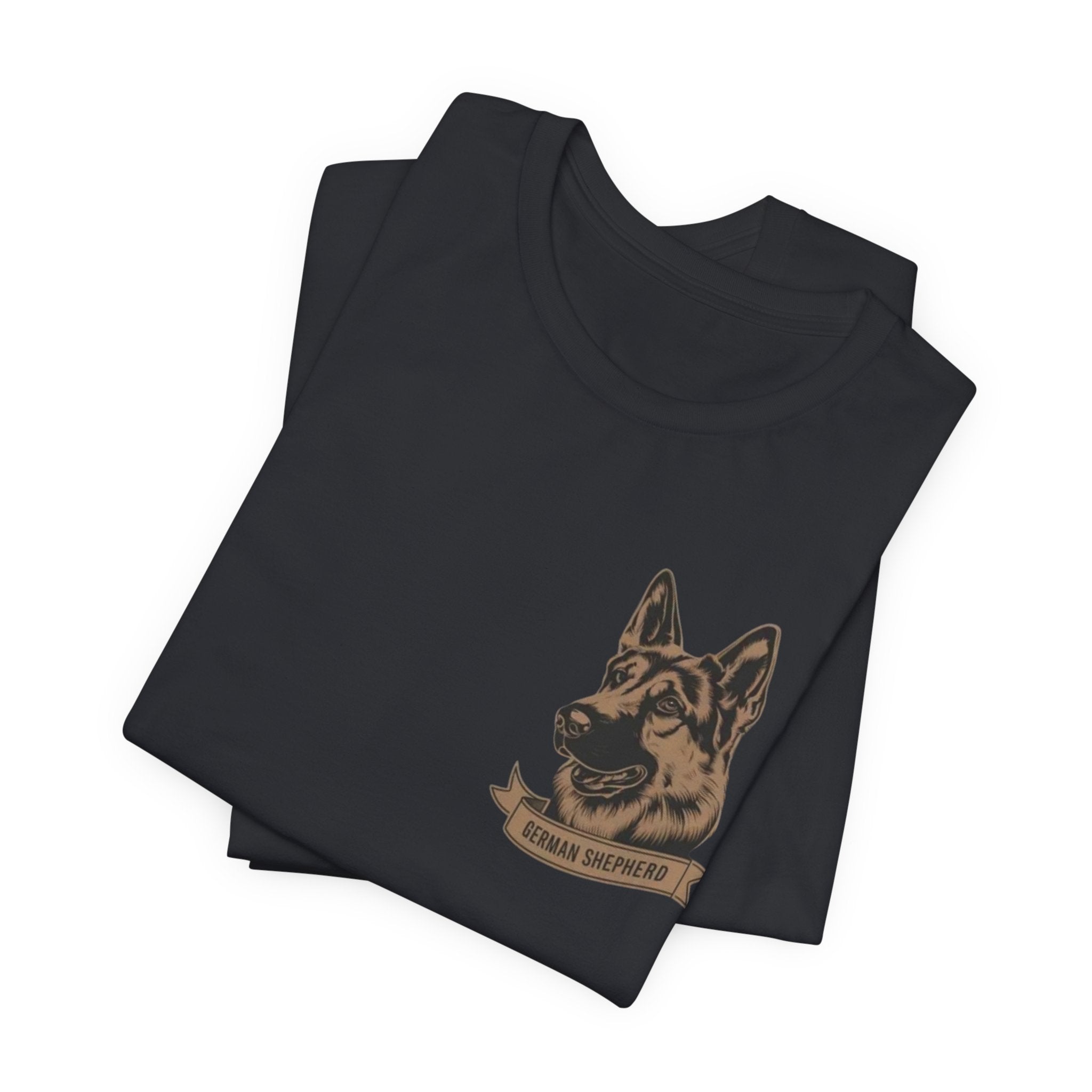 German Shepherd Portrait Tee — "Best Friend" Vintage Dog T-Shirt