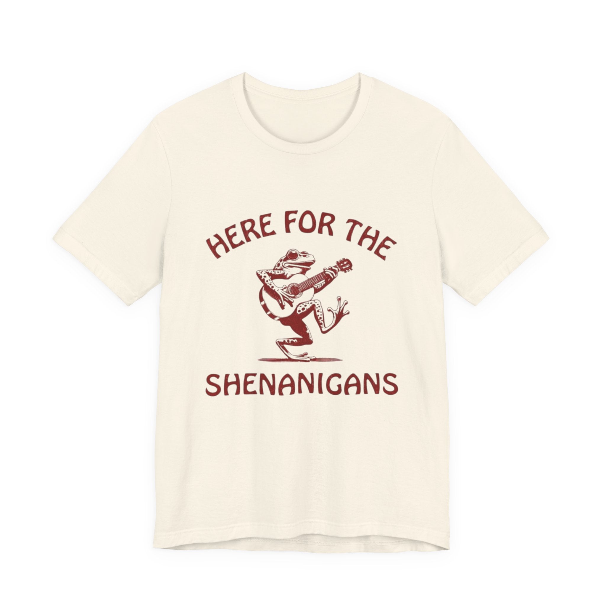 Here for the Shenanigans Unisex Tee | Fun Casual T-Shirt for Friends, Gift for Party Lovers, Music Event Apparel, Playful Outfit, [...]